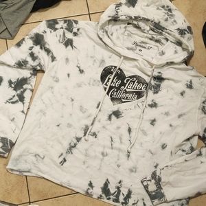 Lake Tahoe cropped hoodie